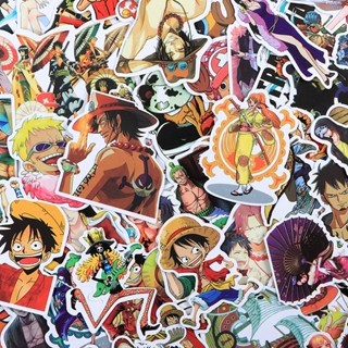 Sancheng3cby สติกเกอร์ ลายการ์ตูนอนิเมะ One Piece Luffy สําหรับตกแต่งคอมพิวเตอร์ โทรศัพท์มือถือ 120 ชิ้น