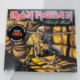 แผ่น CD อัลบั้ม Iron Maiden Piece Of Mind Remaster C91 M03