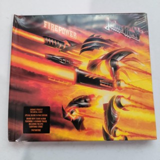 แผ่น CD อัลบั้ม Judas Priest Firepower Deluxe edition C91 M03