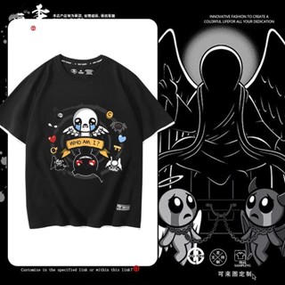 เสื้อยืดแขนสั้น พิมพ์ลาย The Binding of Isaac Isaac สําหรับผู้ชาย