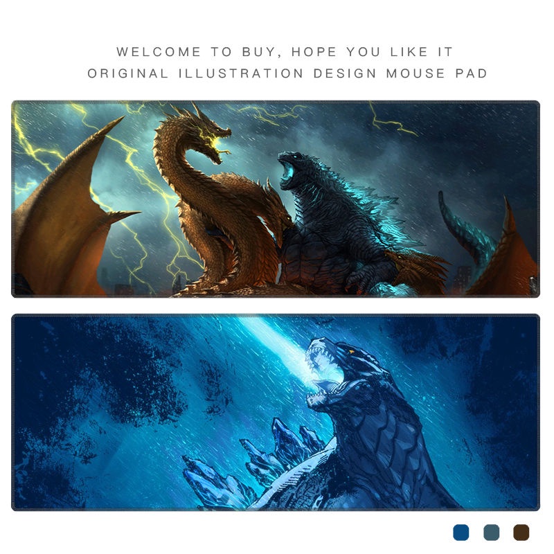 600 300 Godzilla แผ่นรองเมาส์ แผ่นรองเมาส์ ขนาดใหญ่ แผ่นรองเมาส์ แผ่น ...