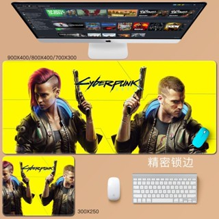 [700 * 300] Cyberpunk 2077 แผ่นรองเมาส์ คีย์บอร์ด โอเวอร์ไซซ์ ที่กําหนดเอง CDPR Stand-alone Game สินค้า Judy V