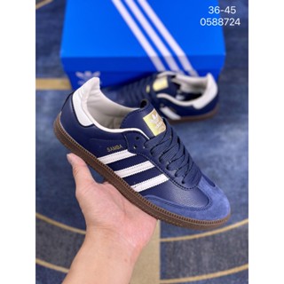 Wales Bonner x Adidas Originals Samba OG series รองเท้ากีฬา ข้อสั้น สไตล์เยอรมัน สําหรับผู้ชาย และผู้หญิง