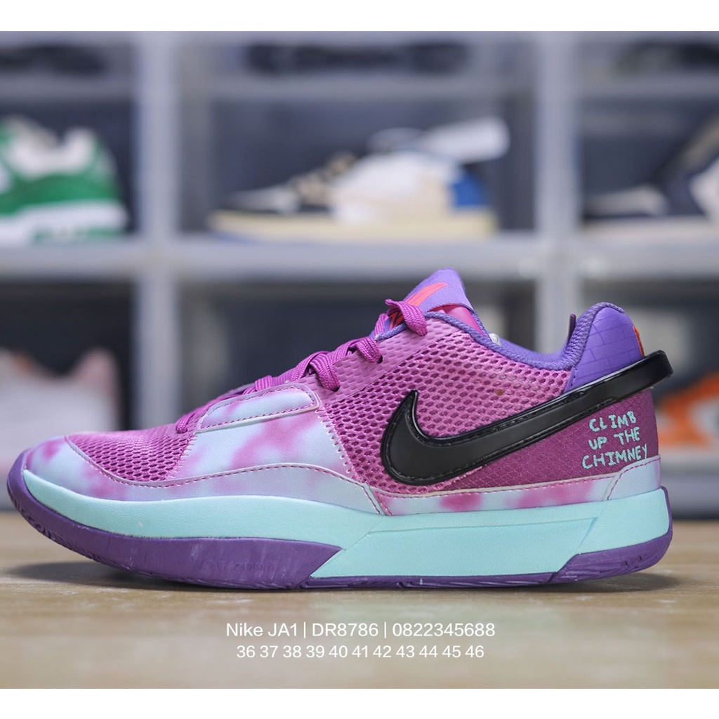 Nike JA1 Day One รองเท้าบาสเก็ตบอล ข้อสั้น ทนต่อการเสียดสี สําหรับผู้ชาย