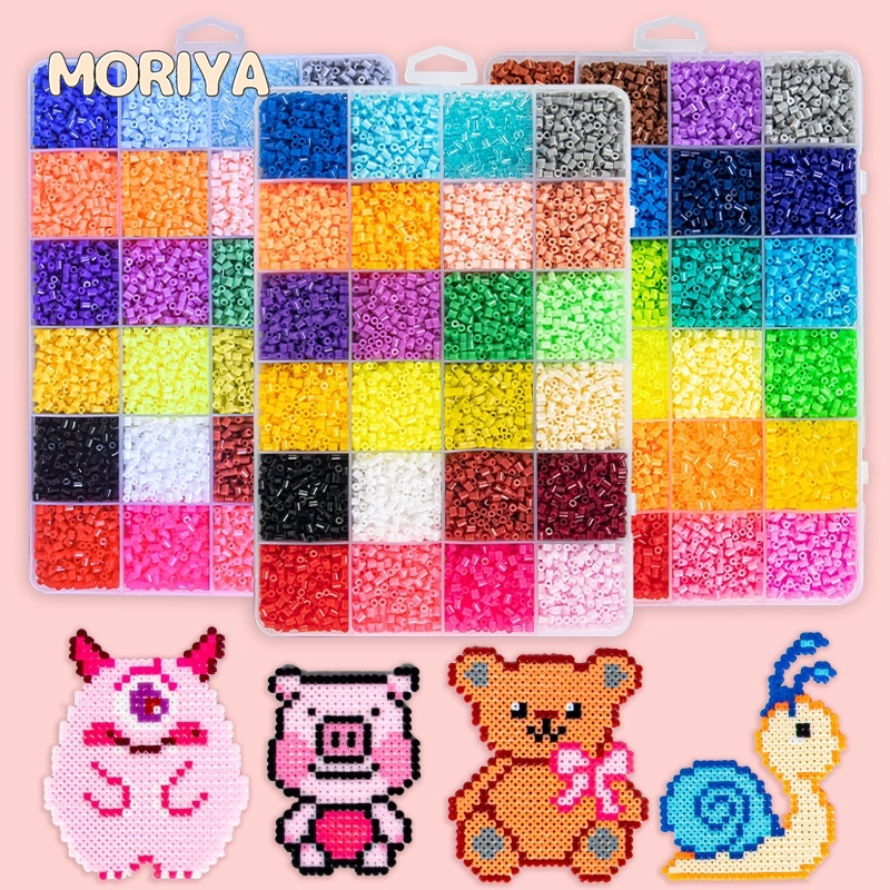 2.6 มิล เม็ดบีทรีดร้อน fuse beads งานประดิษฐ์ 3d พวงกุญแจ hama perler bead