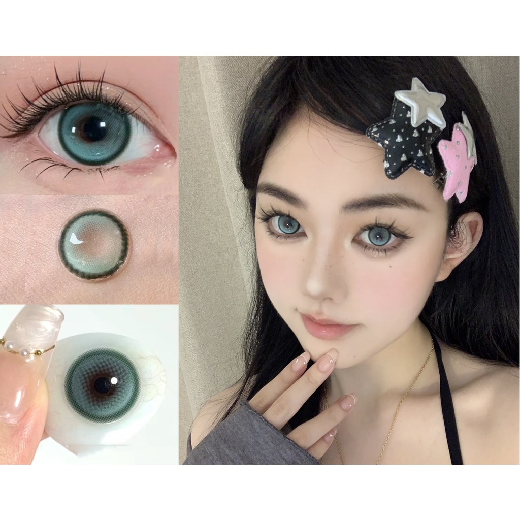 (2023.Dec.24th)mlbcui Series คอนแทคเลนส์ ขนาดใหญ่ 14.50 มม. (เกรด 0-8.00) สีเขียว
