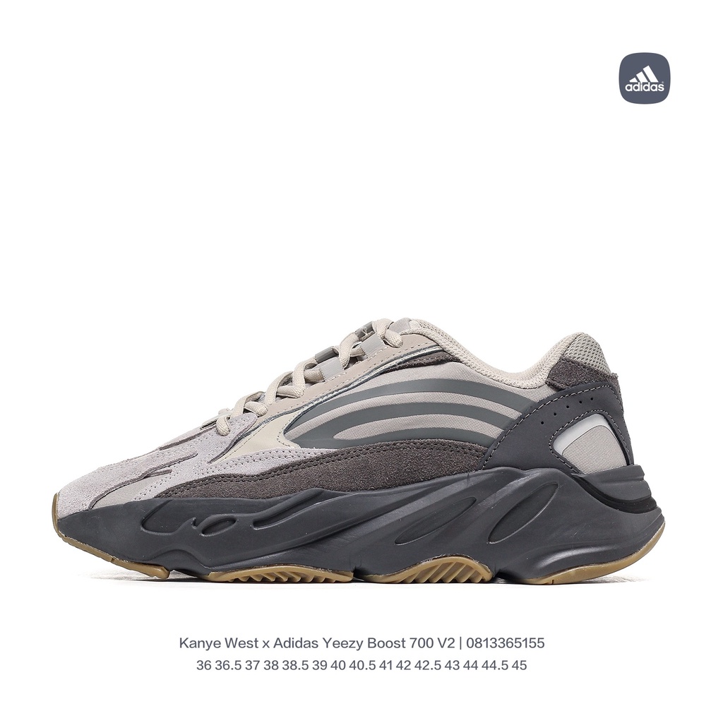 Kanye West x Adidas Yeezy Boost 700 V2 รองเท้ากีฬา รองเท้าวิ่งลําลอง สไตล์วินเทจ