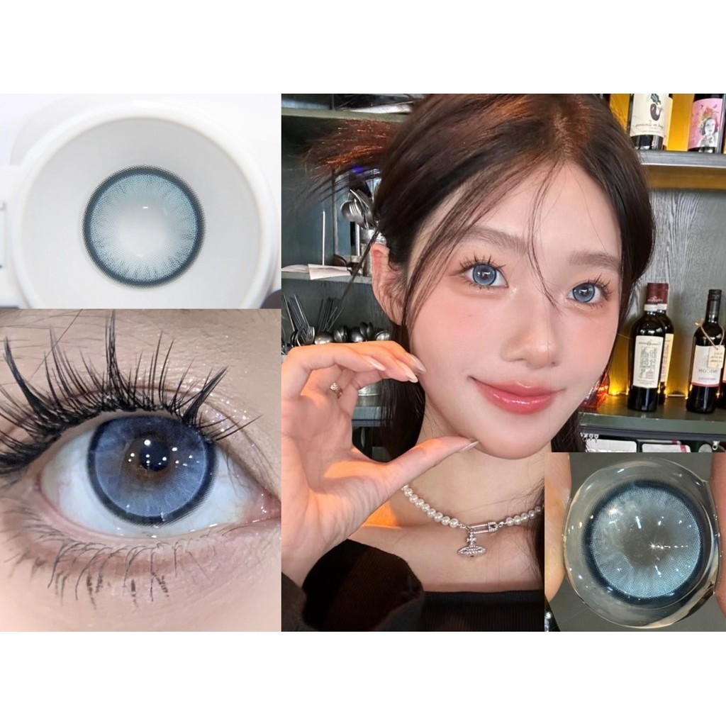 (2024.Feb.23rd)bdjguang Series คอนแทคเลนส์ ขนาดใหญ่ 14.50 มม. (เกรด 0-8.00) สีฟ้า