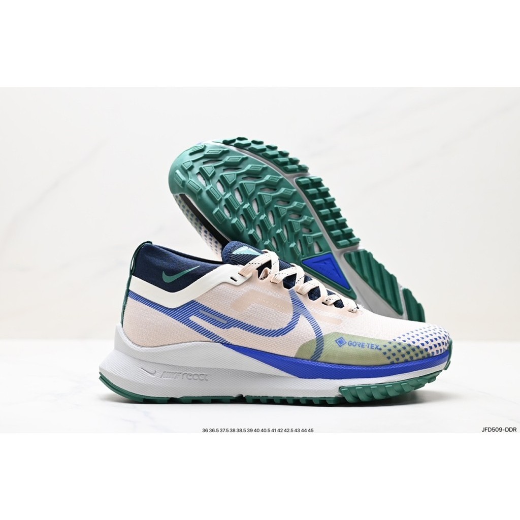Nike React Pecasus Trail 4 GORE-TEX Pegasus Vortex Trail 4 generation Rhea version รองเท้าผ้าใบ เหมาะกับการวิ่งจ๊อกกิ้ง เล่นกีฬา