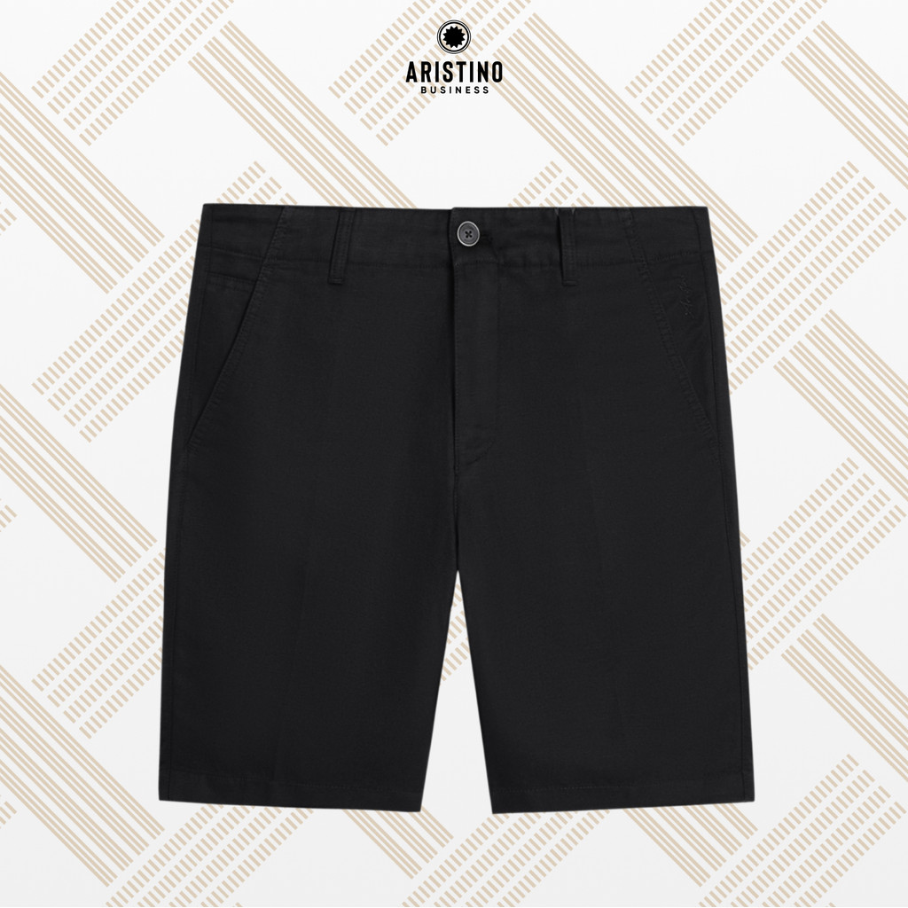 ARISTINO BUSINESS กางเกงขาสั้นผู้ชายผ้าฝ้ายนุ่มลําลอง 1SOU02AZ