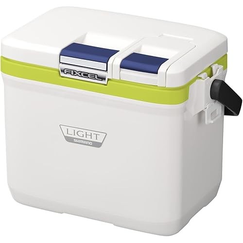 SHIMANO Cooler Box Small 9L Fixel Light 90LF-009N สีเขียวมะนาวสําหรับตกปลา
