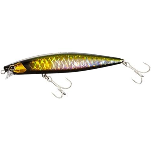 Shimano Seabass Lure Minnow Xsense Responder 109F Jet Boost Xm-S19P 015 Kyorin Silhouette สีดํา
