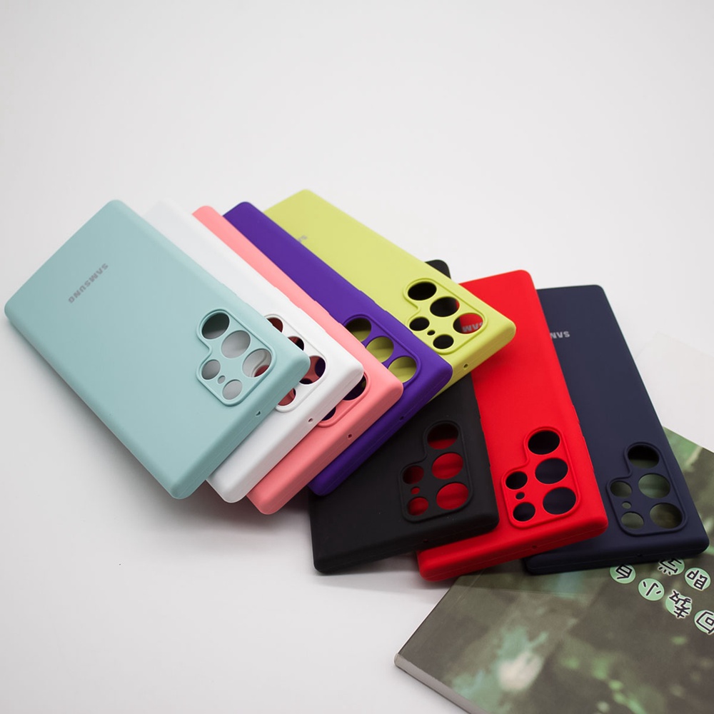 แฟชั่นซิลิโคนกันกระแทกสําหรับ Samsung Galaxy S22 S23 S24 S25 Plus Ultra กรณีป้องกันกล้อง S23 FE ฝาครอบ - รูปที่ 4
