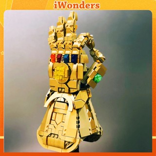 Marvel Infinity Gauntlet 76191 Building Kit (590 ชิ้น) อาคารอาคารสำหรับเด็กก่อสร้างของเล่น Marvel ของเล่น Marvel