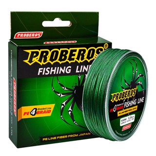 Creekmoon PROBEROS สายเอ็นตกปลา แบบถัก PE ใส 6-100LB 4 สาย 100 เมตร S2