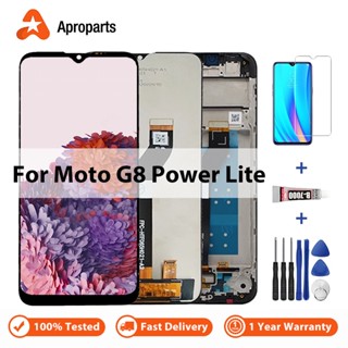 อะไหล่หน้าจอสัมผัส LCD แบบเปลี่ยน สําหรับ Motorola Moto G8 Power Lite XT2055-2