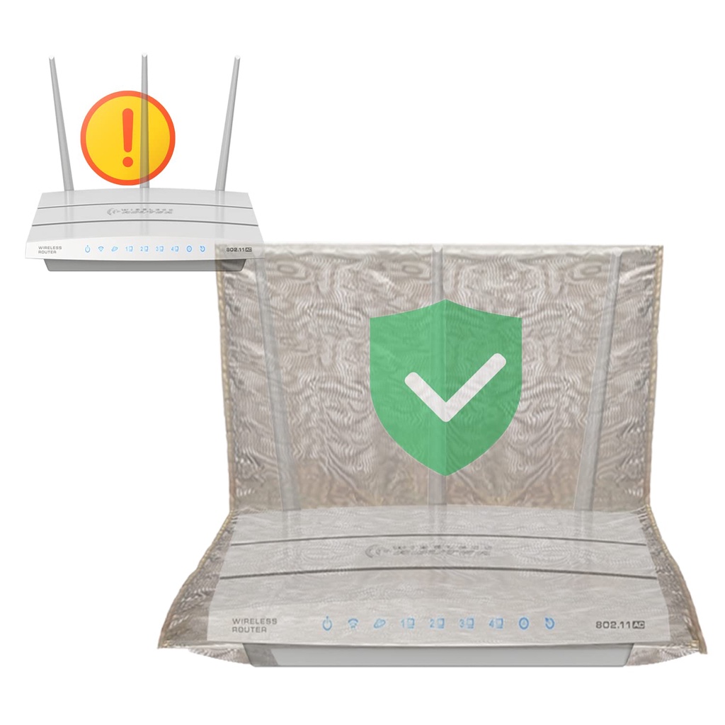 ฝาครอบเราเตอร์ WiFi ป้องกันรังสียูวี สําหรับเราเตอร์ 35x40 ซม.