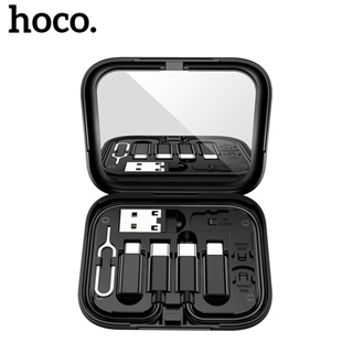 HOCO U114 สายชาร์จ และกล่องอเนกประสงค์ ชาร์จเร็ว 60W Type-C to Type-C ตัวแปลงหัวชาร์จ สำหรับ iOS / Micro จ่ายไฟ 3A
