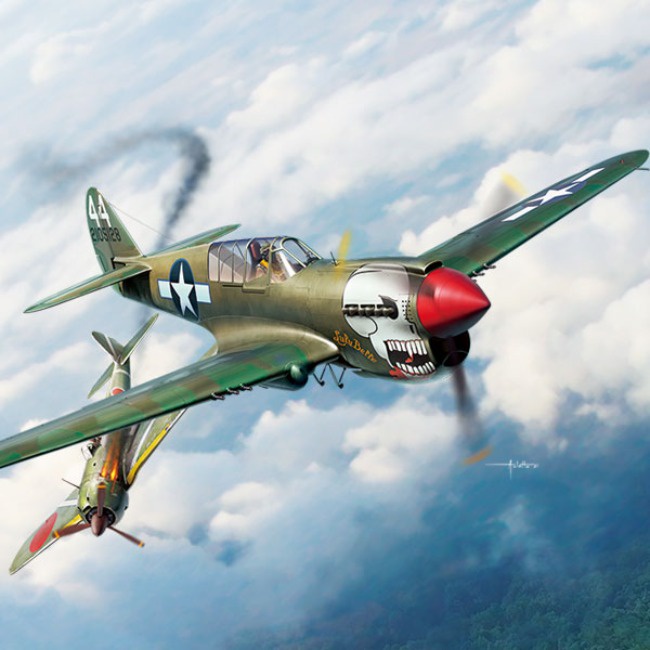 Academy Hobby Plastic Model Kits 1/48 Scale USAAF P-40NBattle of Imphal