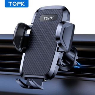 Topk D36 ที่วางโทรศัพท์ในรถยนต์ สําหรับรถยนต์ พร้อมตะขอคลิประบายอากาศ 360° อุปกรณ์เมาท์ขาตั้ง หมุนได้ สําหรับวางโทรศัพท์มือถือ