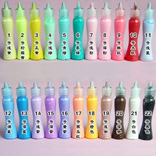 วิปครีมปลอม 22สีเอวเล็ก DIY จำลองครีมแยมกาว15ml อุปกรณ์เคสโทรศัพท์มือถืออาหารและเล่นกาวครีมขายส่ง