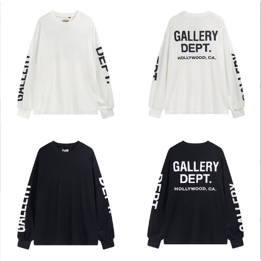 ใหม่ GALLERY DEPT GD เสื้อกันหนาวลําลอง คอกลม สําหรับผู้ชาย ผู้หญิง 0223