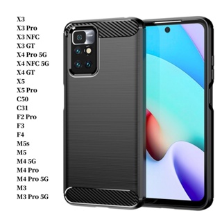 Xiaomi Poco M5 M5s M4 Pro 5G M3 Pro 5G X5 Pro X4 Pro 5G X4 NFC X4 GT X3 GT X3 NFC X3 Pro F4 F3 F2 Pro C50 C31 เคสโทรศัพท์แบบนุ่ม