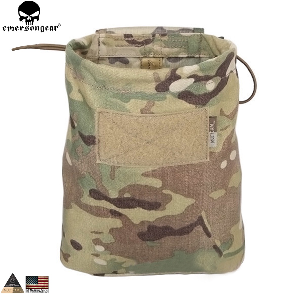 Emersongear กระเป๋ารีไซเคิลคลิปพับได้กลางแจ้งยุทธวิธี MAG Drop Bag MOLLE Dump Bag