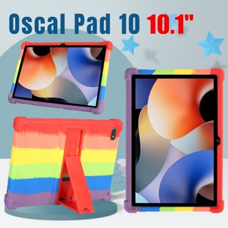 Blackview Oscal Pad 10 Tablet 10.1 Inch Case Super Shockproof Soft Silicone Protective Case Stand Cover