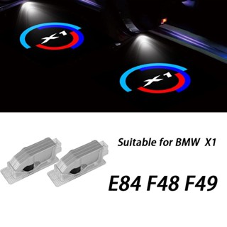 โคมไฟโปรเจคเตอร์ ลายโลโก้ Welcome Light Retrofit สําหรับ BMW E84 F48 F49 BMWX1 X1 2 ชิ้น