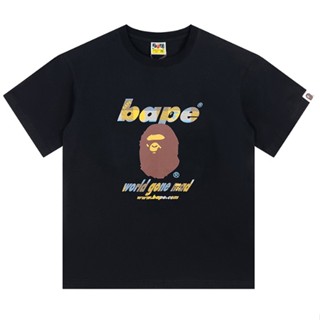 ใหม่ BAPEe เสื้อยืดลําลอง แขนสั้น ลายพราง สําหรับผู้ชาย ผู้หญิง