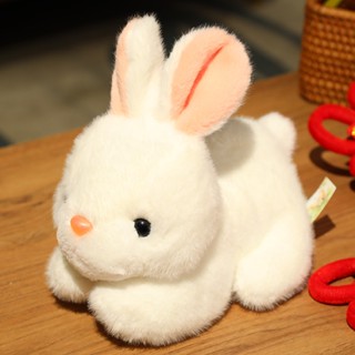 Easter New Simulation Rabbit Plush Doll Cute White Rabbit Toy Childrens Doll Gift Easter Rabbit Year Mascot