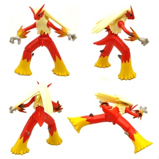 โมเดลฟิกเกอร์ PVC โปเกม่อน Blaziken Deluxe ขนาด 4.7 นิ้ว ของเล่นสําหรับเด็ก