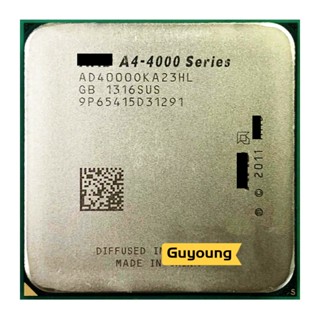 ซ็อกเก็ตโปรเซสเซอร์ CPU A4-Series A4-4000 A4 4000 3.0 GHz AD4000OKA23HL FM2