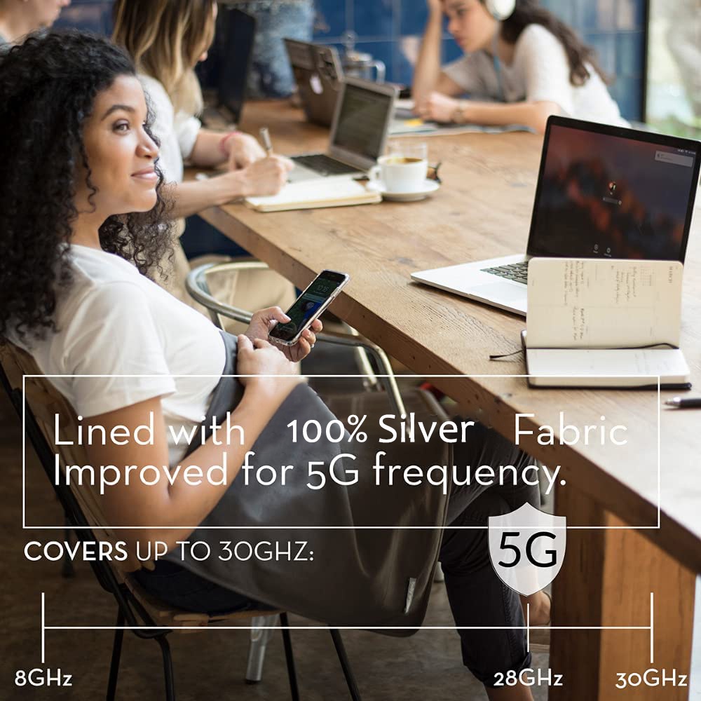 EMF Protection Baby Faraday ผ้าห่ม 5G ผ้าห่มป้องกันรังสีการตั้งครรภ์ Belly Shielding Air Cotton - รูปที่ 2