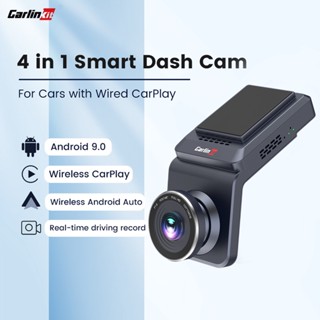Carlinkit CarPlay Tbox AR-09 อะแดปเตอร์เครื่องเล่น Android 9 4+64G Qualcomm octa-core SDM450 พร้อมกล้อง HD 200W พิกเซล
