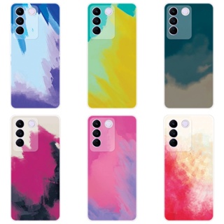 Vivo V27e เคสซิลิโคน Soft Case Painted Vivo V27e Silicone เคส