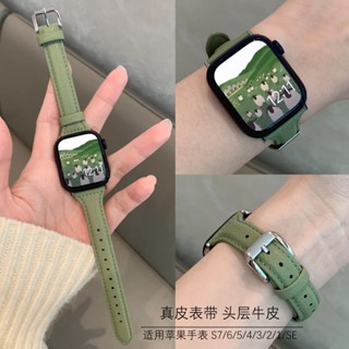 เคสนาฬิกาข้อมือ สําหรับ Apple iwatch 8th Generation7654321สายนาฬิกาข้อมือหนัง ขนาดเล็ก 4145 มม. สําหรับ Apple Iwatch 8 Generation SE7654321สายนาฬิกาข้อมือ สายหนัง ขนาดเล็ก 4145 มม.