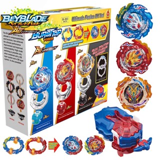 Beyblade Burst B-203 BU Ultimate Fusion DX Set Spinning Top B203 with B184 LR Launcher Beylauncher Beyblade Burst Launcher Box Set