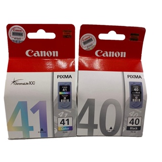 ตลับหมึก สําหรับเครื่องพิมพ์ Canon PG40 CL41 PG-40 CL-41 iP1600 IP1700 IP1800 PG 40 CL41 MP140 MP450 MP470