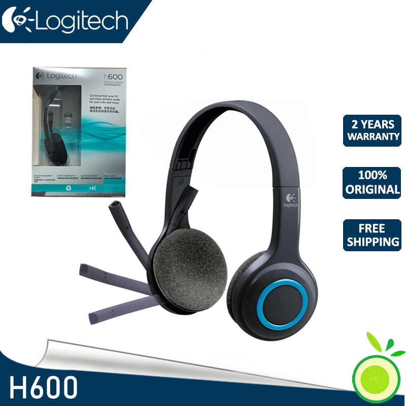 Logitech H600 HIFI ชุดหูฟังสเตอริโอไร้สาย USB สําหรับ PC