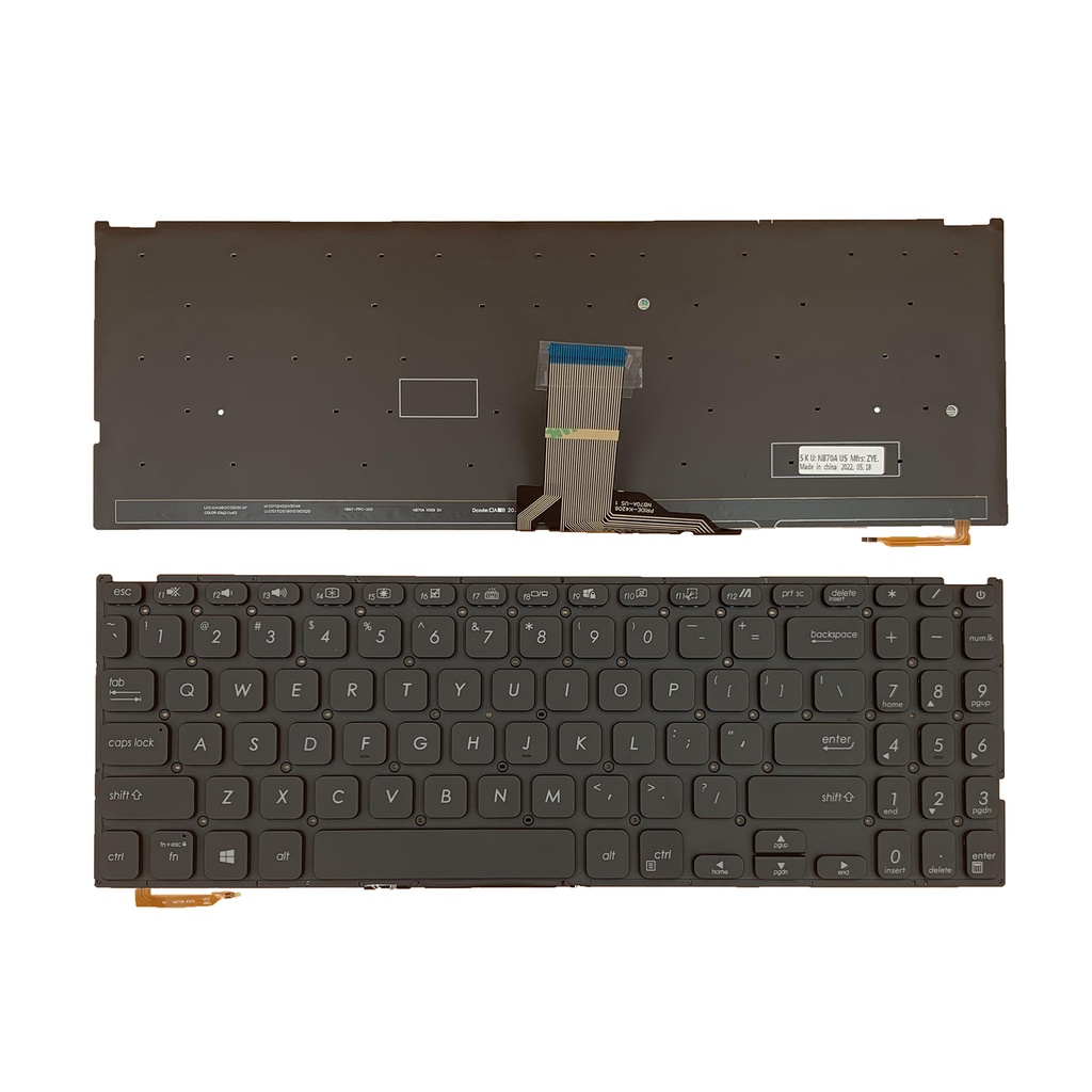 สําหรับ Asus X509 M509 FL8700 Y5200F/J V5200E X515JA X515 X515E X515MA X515J แป้นพิมพ์แล็ปท็อป V5200