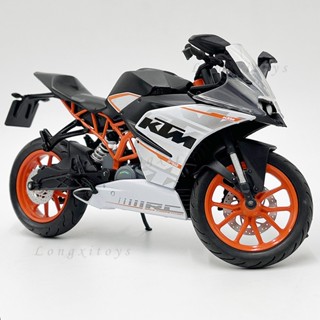 โมเดลรถจักรยานยนต์จําลอง KTM RC 390 ขนาด 1:12 ของเล่นสําหรับเด็ก