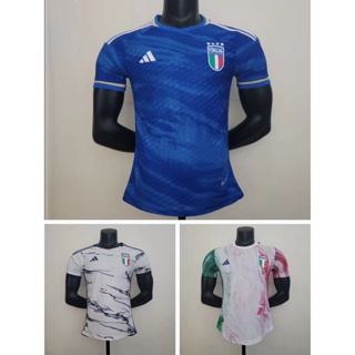 เสื้อกีฬาแขนสั้น ลายทีมชาติฟุตบอล AWAY 23 24 Italy 24-48 ชั่วโมง ชุดเหย้า สําหรับผู้ชาย