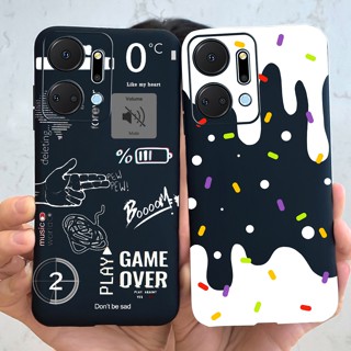 เคสโทรศัพท์ซิลิโคน TPU แบบนิ่ม สีแคนดี้ สําหรับ Honor X7a RKY-LX2 X7a X7a 6.75 นิ้ว