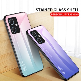 For Xiaomi Poco X5 5G Phone Case Xiaomi Poco X5 5G กระจกนิรภัย ปลอก ขอบ TPU อ่อน Edge Protection Hard Shockproof Fashion ฝาหลัง