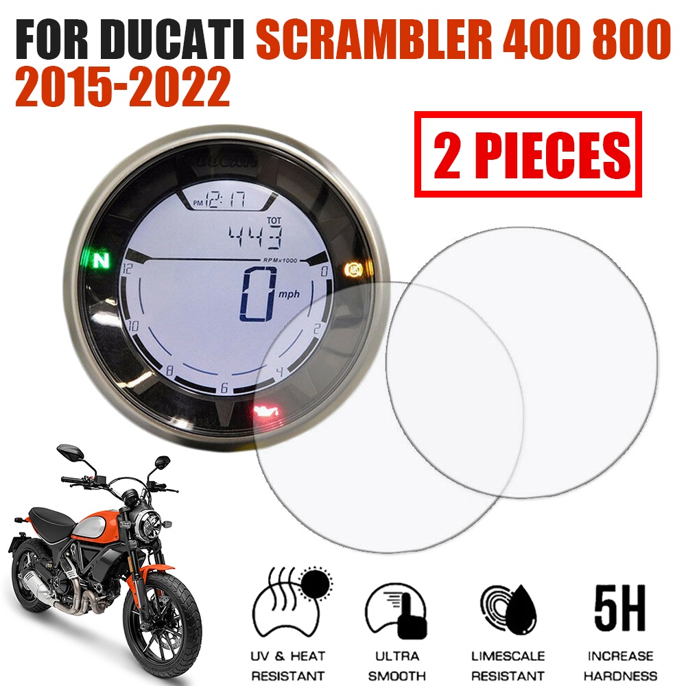 ฟิล์มป้องกันรอยขีดข่วนหน้าจอ อุปกรณ์เสริม สําหรับรถจักรยานยนต์ Ducati Scrambler 800 Scrambler800 Scr