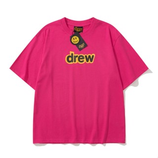 Drwe เสื้อยืดลําลอง ผ้าฝ้าย แขนสั้น พิมพ์ลาย คลาสสิก แฟชั่นสําหรับผู้ชาย และผู้หญิง