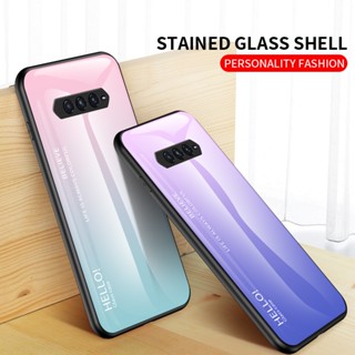 For Xiaomi Black Shark 4 Phone Case Xiaomi Black Shark 4 กระจกนิรภัย ปลอก ขอบ TPU อ่อน Edge Protection Hard Shockproof Fashion ฝาหลัง