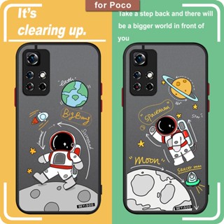 เคส Xiaomi Pocophone F1 Poco F3 X3 NFC M3 M4 X4 Pro Cosmonaut อะคริลิค กันกระแทก เคสซิลิโคน